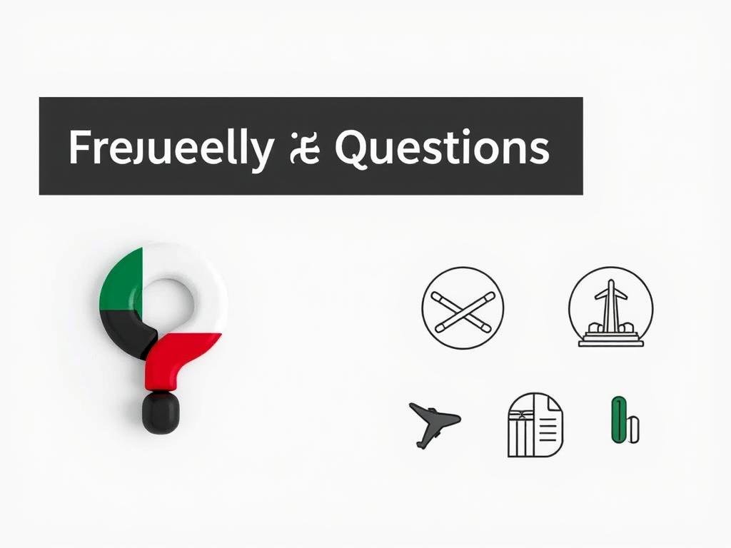 FAQ concept image for UAE jobs with free visa and air ticket