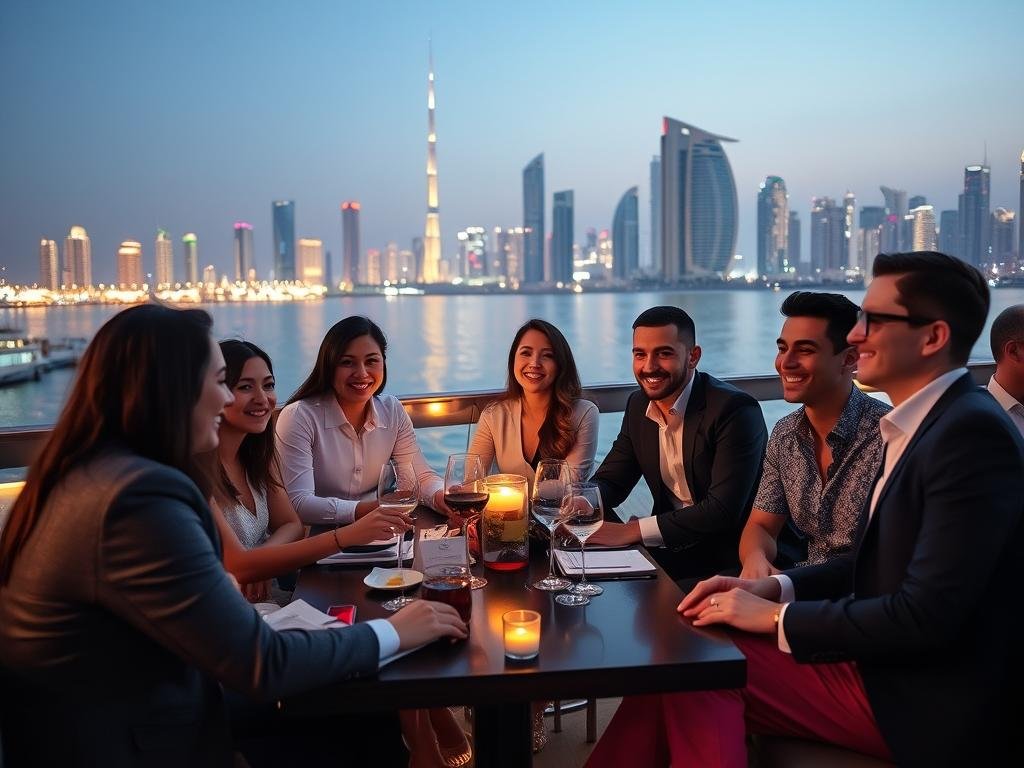 Professional expatriate enjoying work-life balance in UAE showing lifestyle benefits of jobs available in UAE