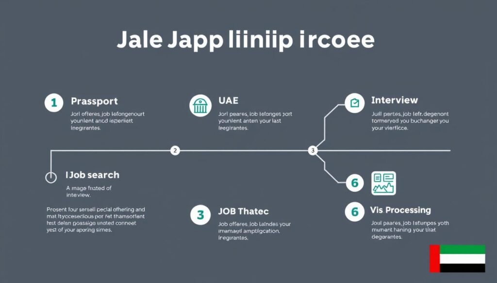 Step-by-step visual guide to applying for UAE jobs with free visa and air ticket